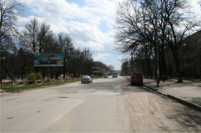 Щит 6x3,  пр.Грушевського(вул.Червоноармійська-вул.Пушкінська)