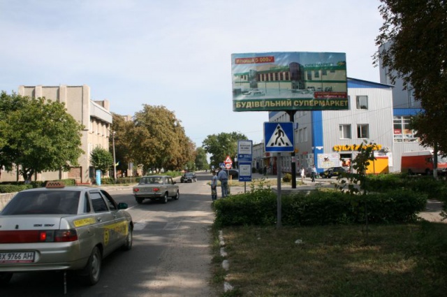 Щит 6x3,  перекрёсток ул.Олимпийская-ул.Независимости