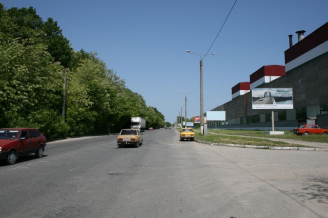 Щит 6x3,  Хмельницьке шосе перед цехом з-д Модуль