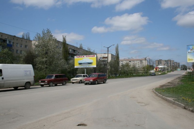 Щит 6x3,  перехрестя Хмельницьке шосе та вул.Чехова