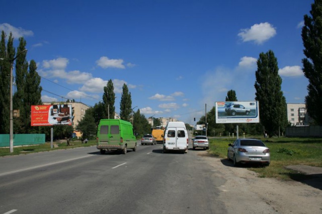 Щит 6x3,  перехрестя Хмельницьке шосе та вул.Чехова