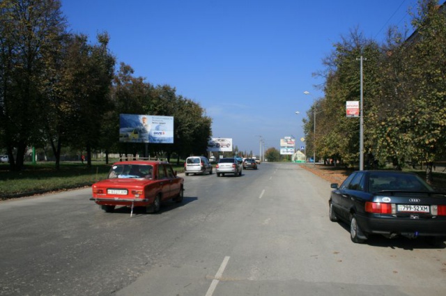 Щит 6x3,  р-н перехрестя пр.Грушевського та вул.Північна (100м до вул.Північна)